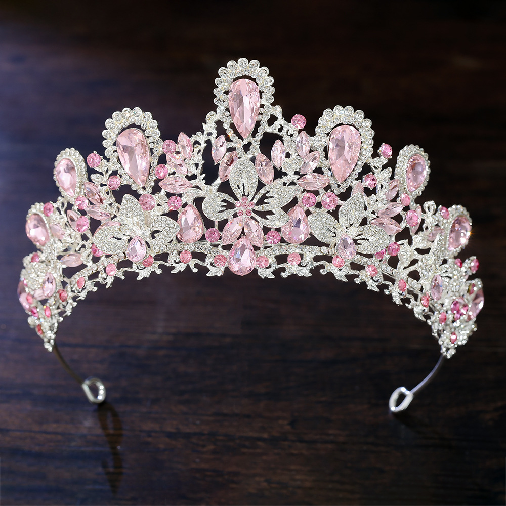 Event Suppliers - Luxury Water Drop Pink Crystal Bridal