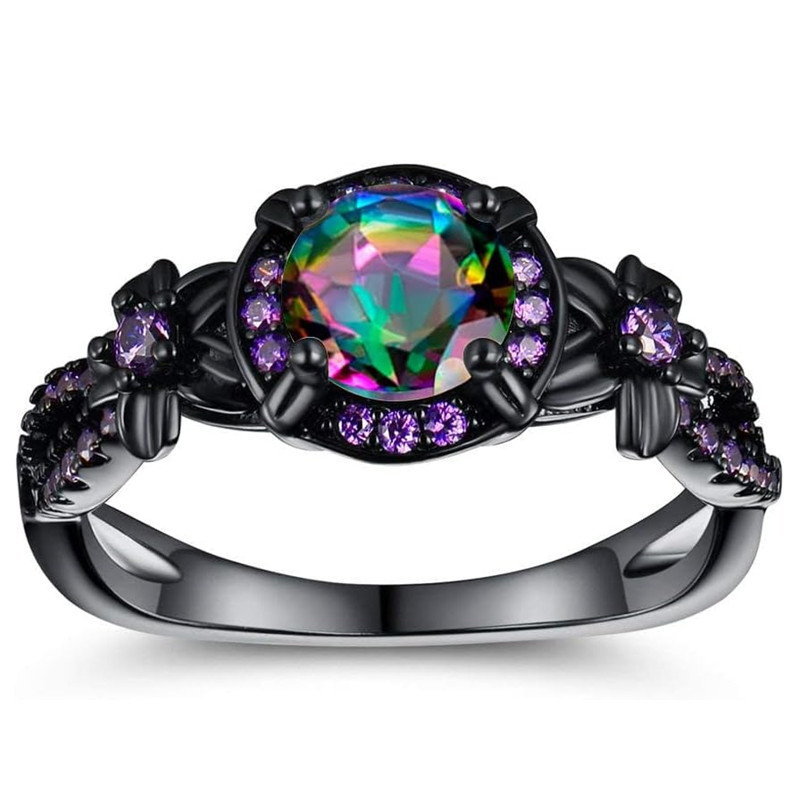 Huitan Women Black Ring Inlaid - огляд і ціна Event Suppliers