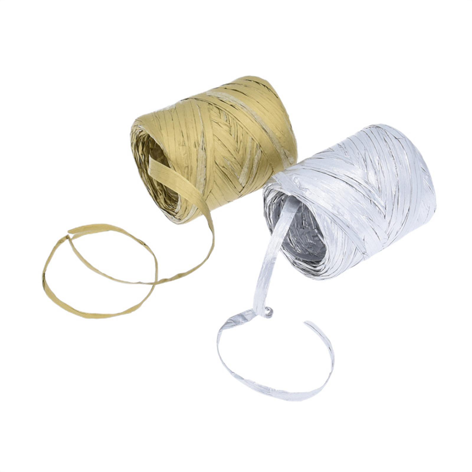 DIY Raffia Paper Ribbon Bulk C - огляд і ціна Papercraft Supply Ribbon