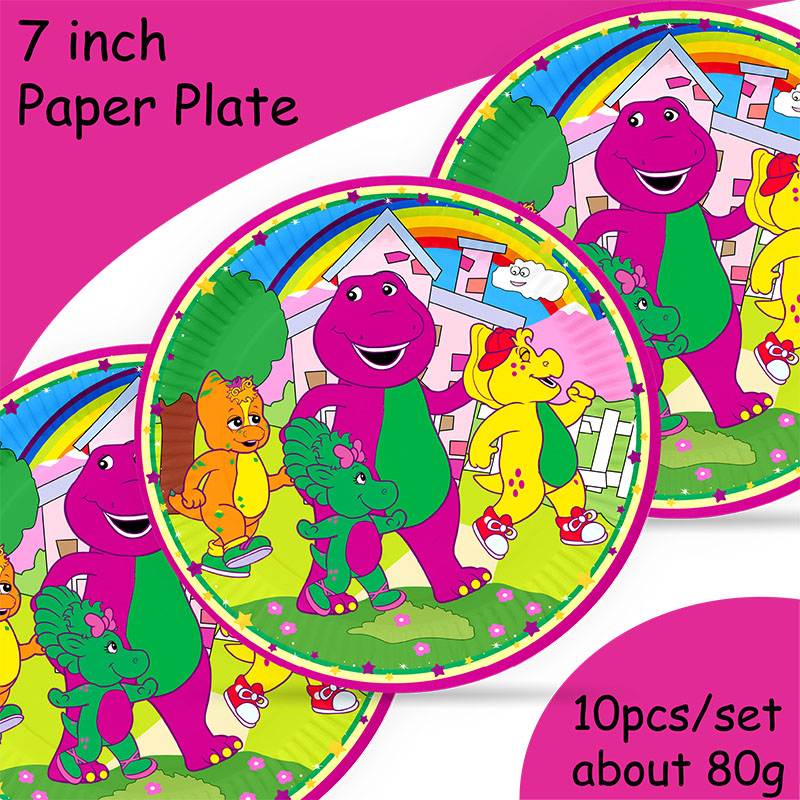 Dinosaur Barney Party Supplies - огляд і ціна Table Cloth Disposable