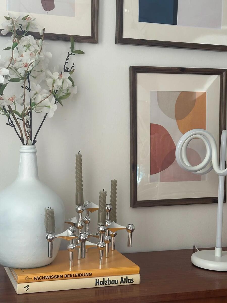 Metal Candle Holder Nordic Mol - огляд і ціна Centerpiece Stick