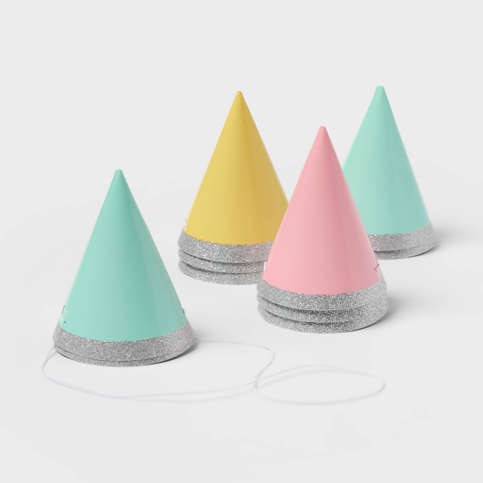 10ct 4 Inch Mini Glitter Party - огляд і ціна Party Hat Cone