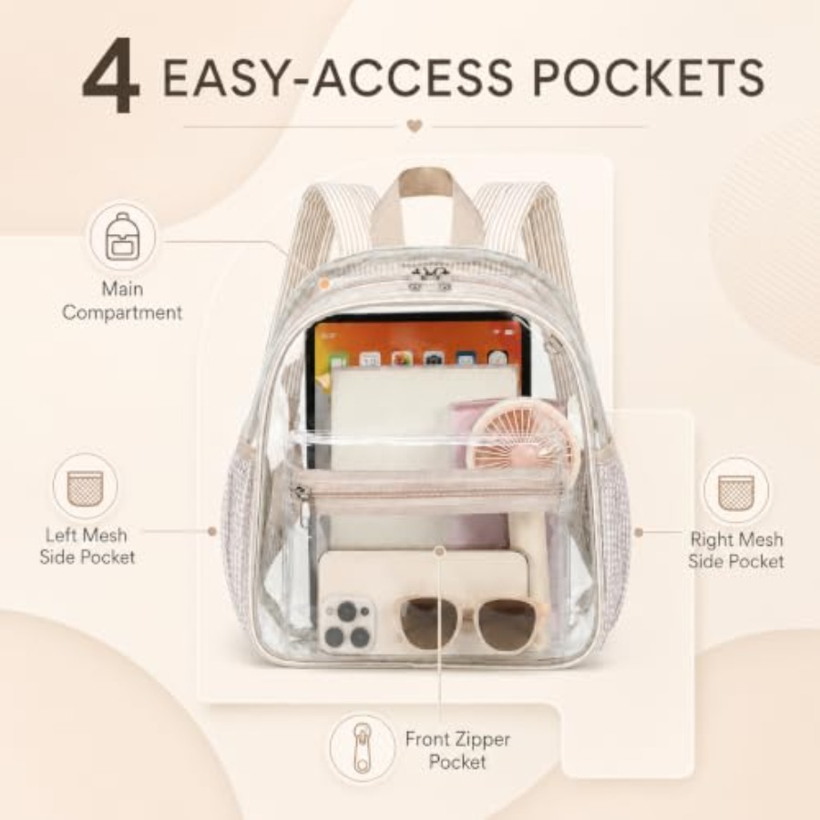 Mini Clear Backpack for Stadiu - огляд і ціна Event & Party Supply Photos