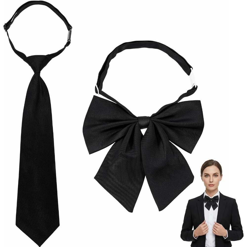 Black Bow Ties for Women, Larg - огляд і ціна Event & Party Supply Photos
