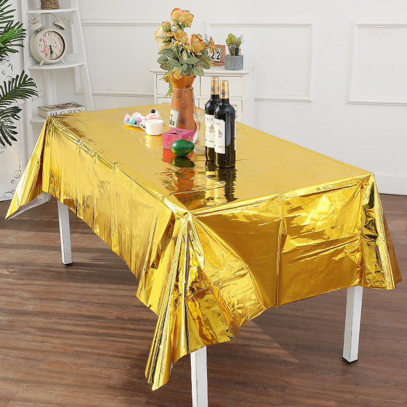 137cm*183cm Rose Gold Sliver D - огляд і ціна Table Cloth Disposable