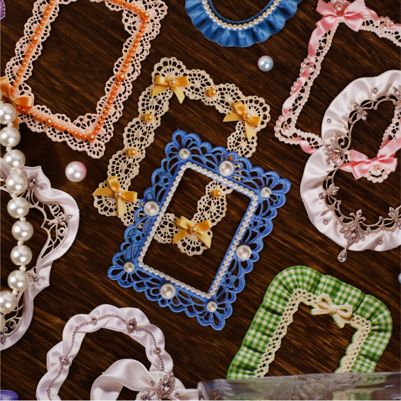 1pack/8pcs Vintage Ribbon Bord - огляд і ціна Papercraft Supply Ribbon