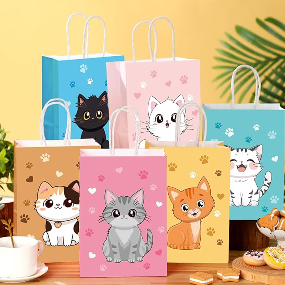 6-48Pcs Colorful Cartoon Cat P - огляд і ціна Event Party Shop