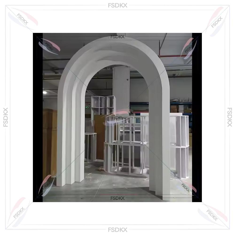 Luxury White  PVC Acrylic Wall - огляд і ціна Party Event Supplier