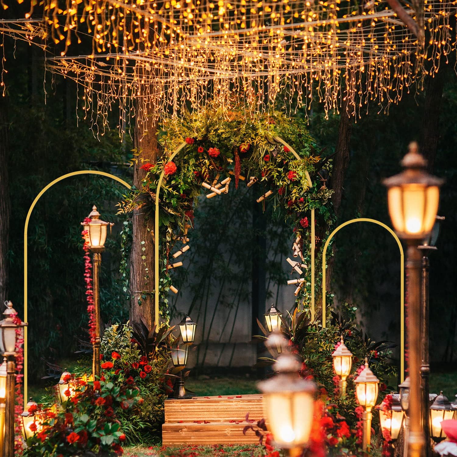1pc Gold Metal Arch Backdrop S - огляд і ціна Balloon Arch Kit