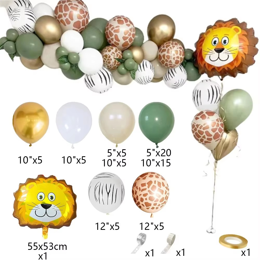 Jungle Animal Birthday Balloon - огляд і ціна Balloon Arch Kit