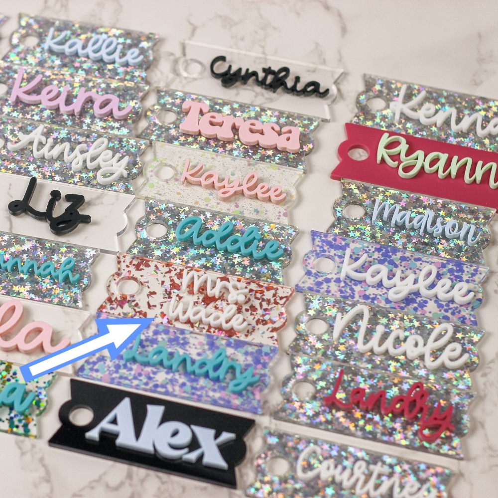 1PC Custom PMMA Cup Charm - Pe - огляд і ціна Event Suppliers