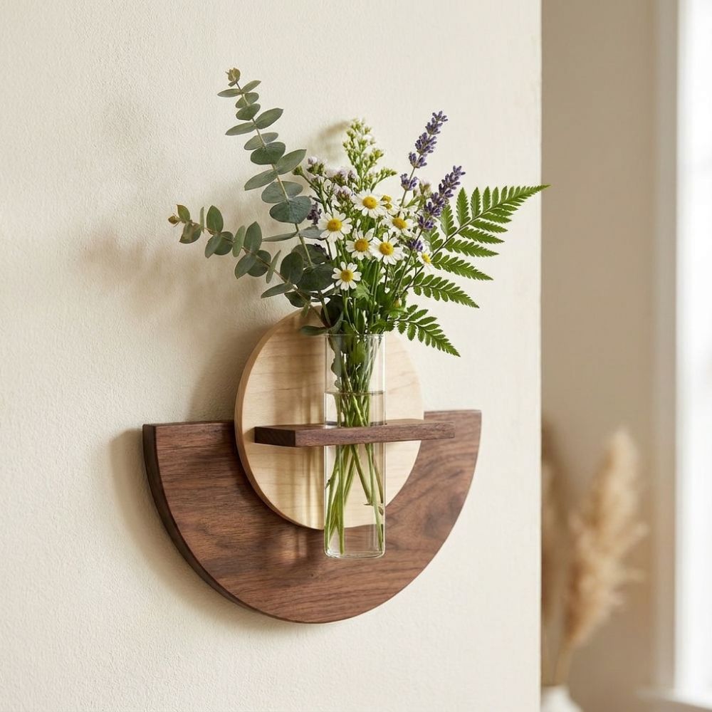 Oval Wood Wall Mount Flower Sh - огляд і ціна Flower Wall Panel