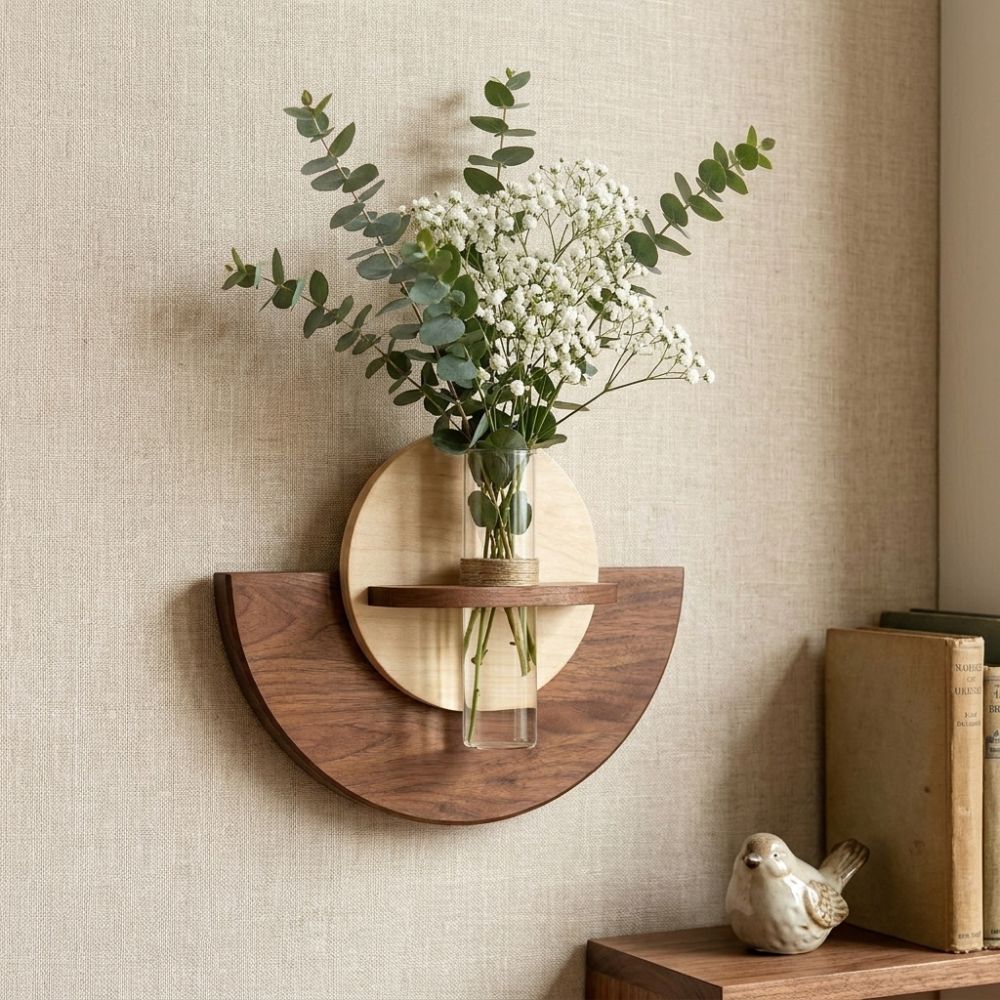 Oval Wood Wall Mount Flower Sh - огляд і ціна Flower Wall Panel