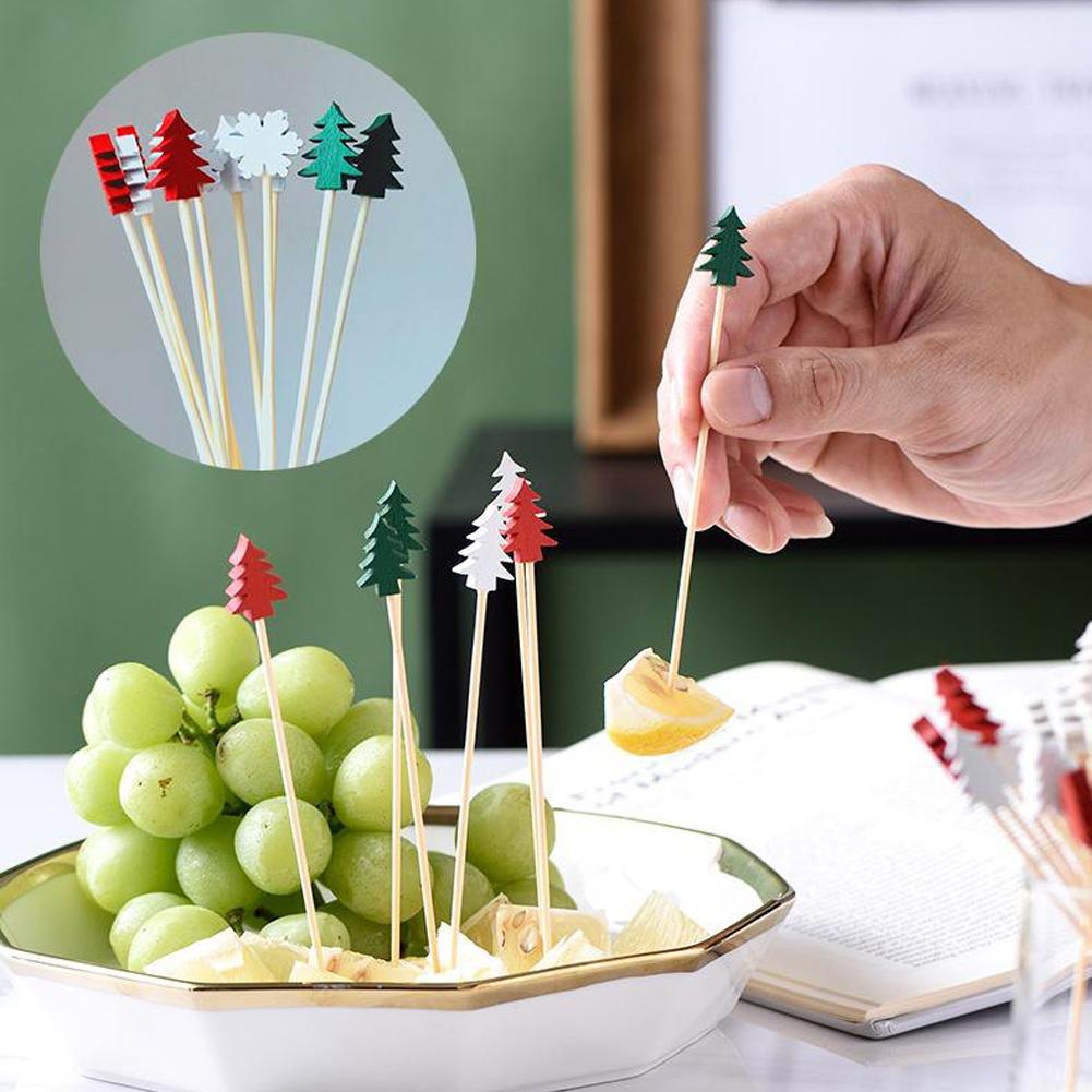 50Pcs Christmas Cocktail Picks - огляд і ціна Centerpiece Stick