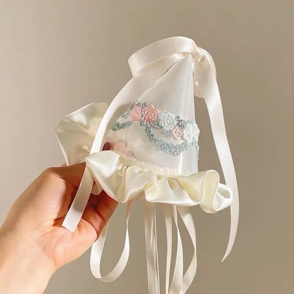 Cute Style Embroidery Mesh Bir - огляд і ціна Party Hat Cone