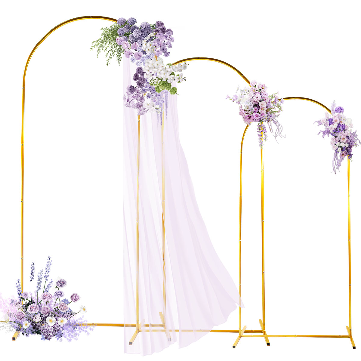 3Pack Golden Metal Arch Kits,  - огляд і ціна Balloon Arch Kit