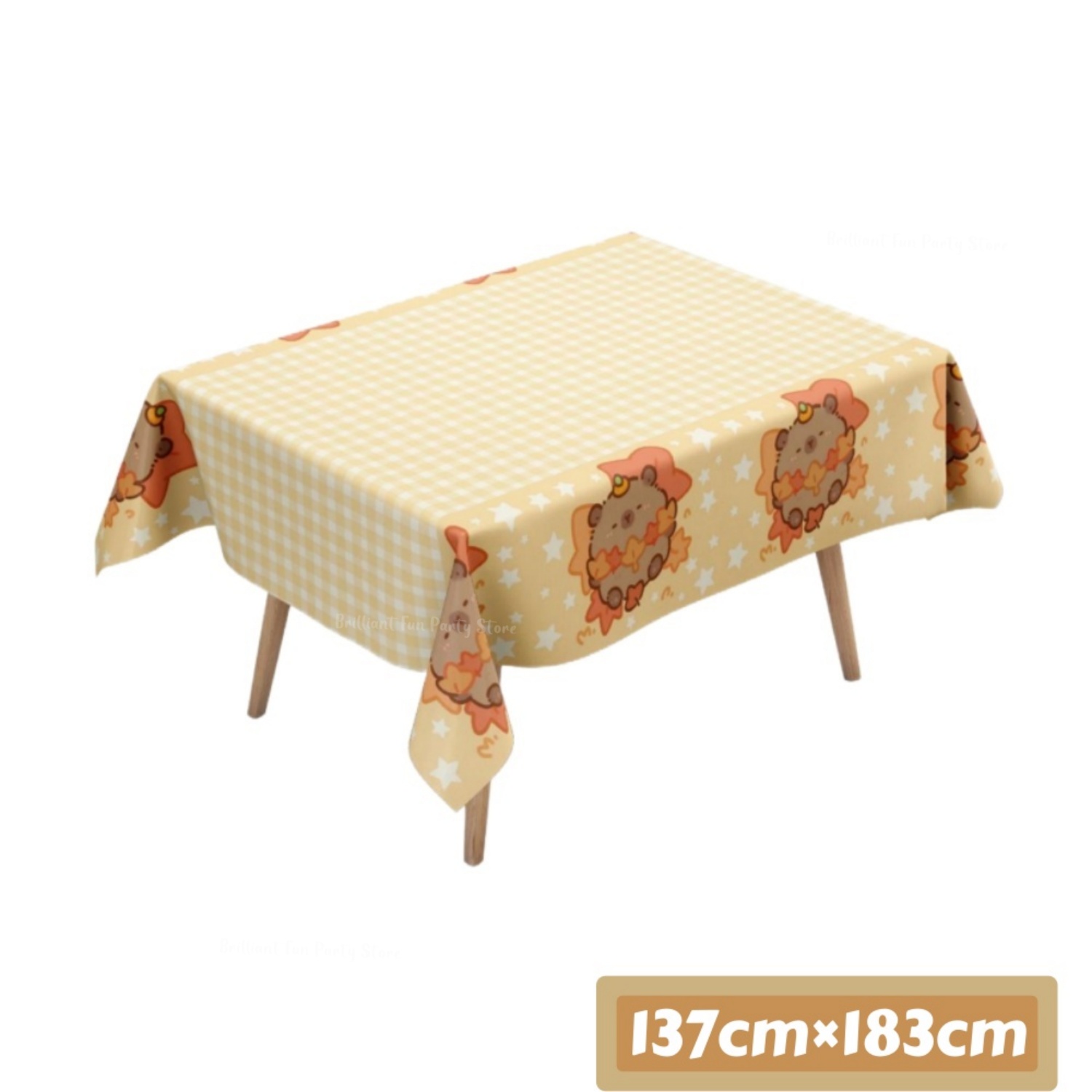 Cute Capybara Tablecloth for K - огляд і ціна Table Cloth Disposable